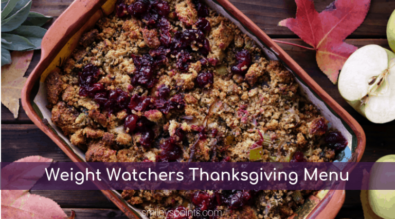 Weight Watchers Friendly Thanksgiving Plan