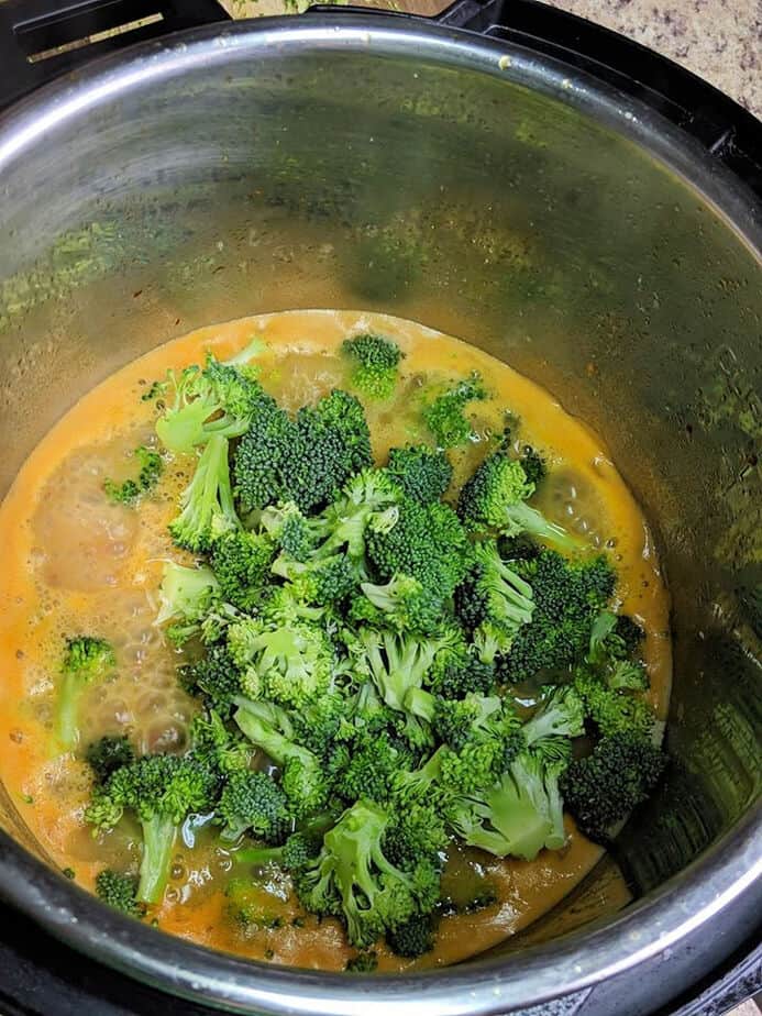 instant pot broccoli cheddar soup with chicken