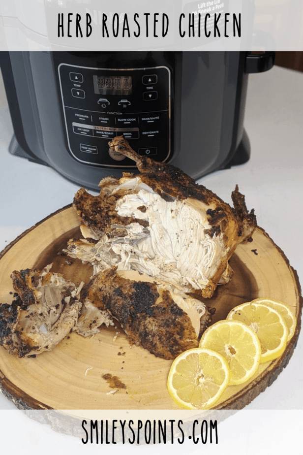 Ninja 3 in 1 Cooking System and Garlic Herb Roasted Chicken Recipe