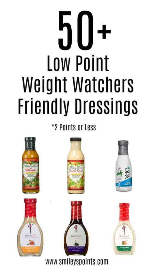 low point weight watchers dressings