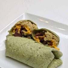Egg and Bacon Spinach Wrap-image
