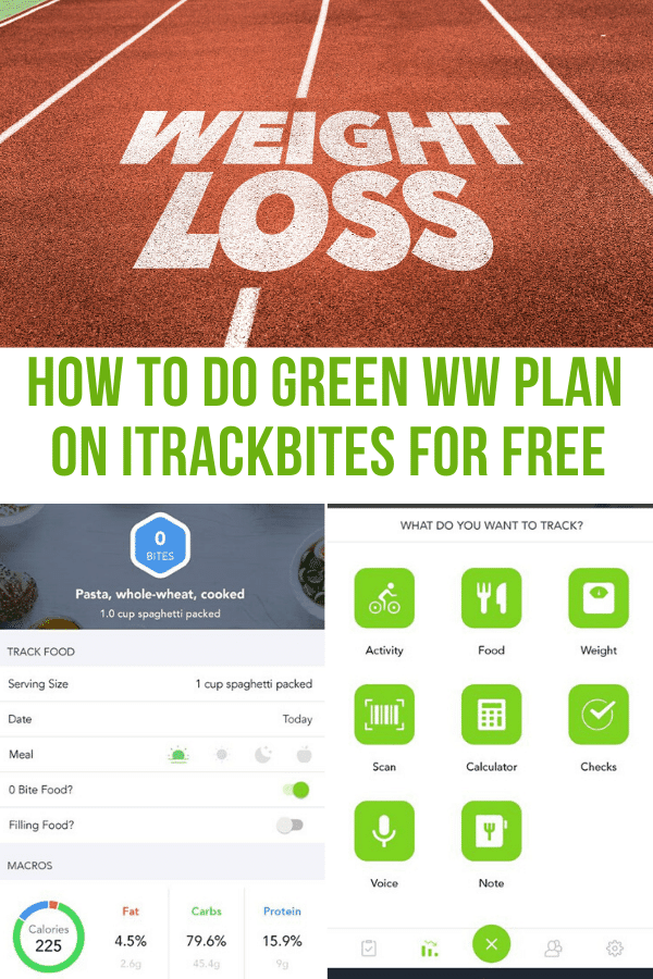 How to do WW Green Plan on Healthi formerly iTrackbites for Free