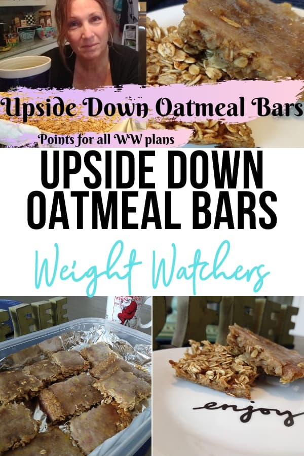 Upside Down Banana Oatmeal Bar