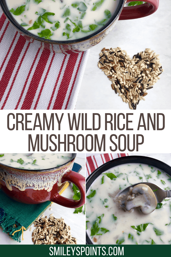 Creamy Wild Rice and Mushroom Soup