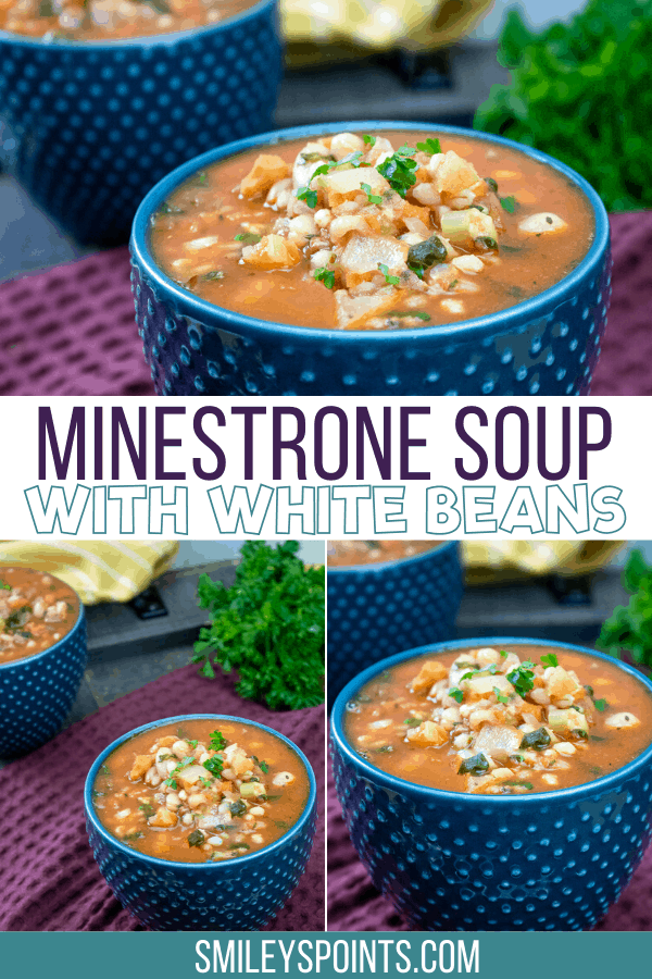 Minestrone Soup with White Beans Smileys Points