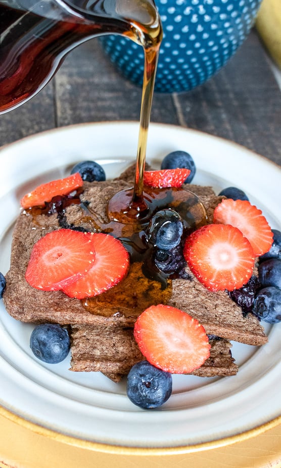 Sheet Pan Blueberry Pancakes