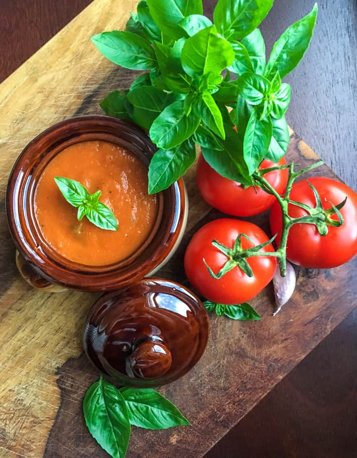 Instant Pot Tomato Basil Soup