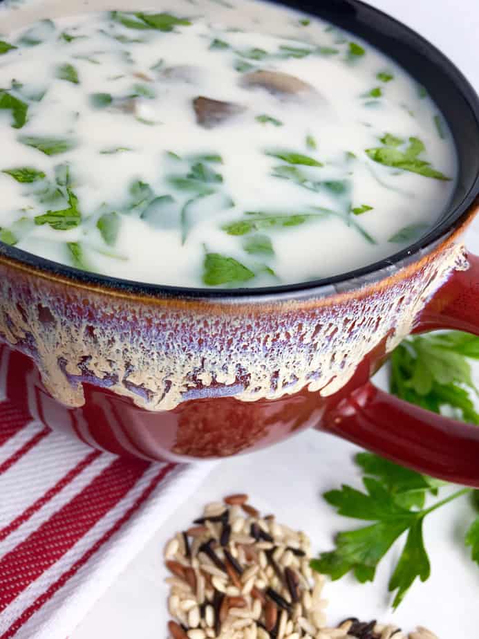 Wild Rice Mushroom Soup