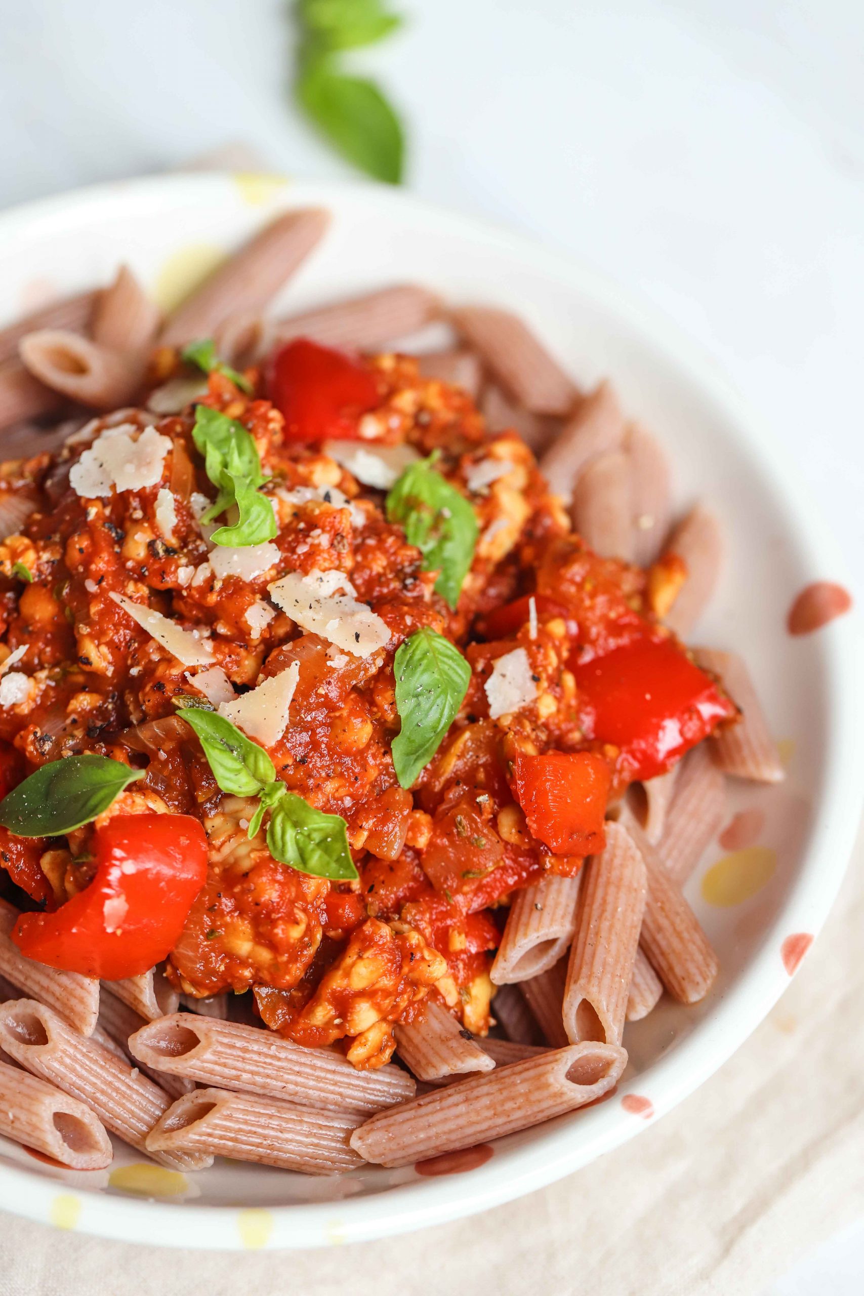 Tempeh Bolognese - Smiley's Points