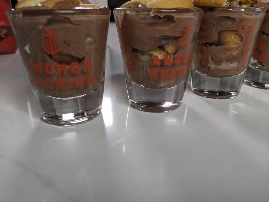 Chocolate Espresso Mousse shots