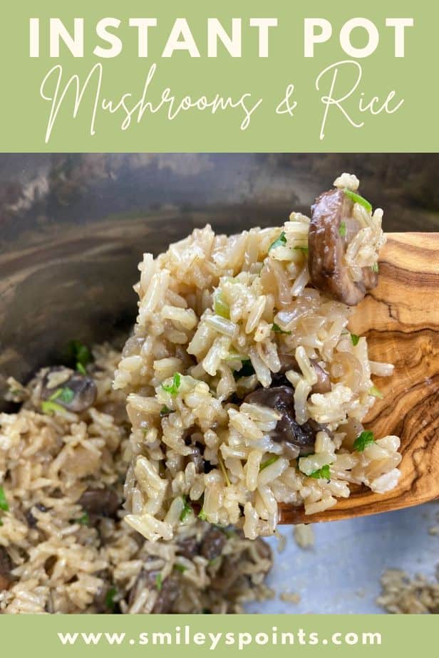 How to Make Instant Pot Rice Mushrooms Smileys Points