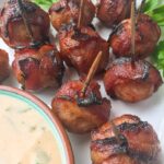 Bacon wrapped water chestnuts