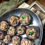 air fryer stuffed mushrooms