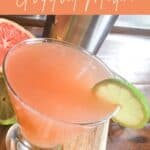 pink grapefruit martini