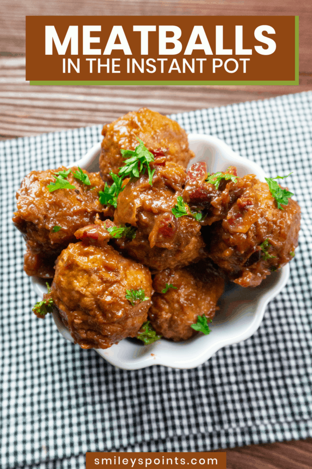Instant Pot Meatballs with BBQ Sauce