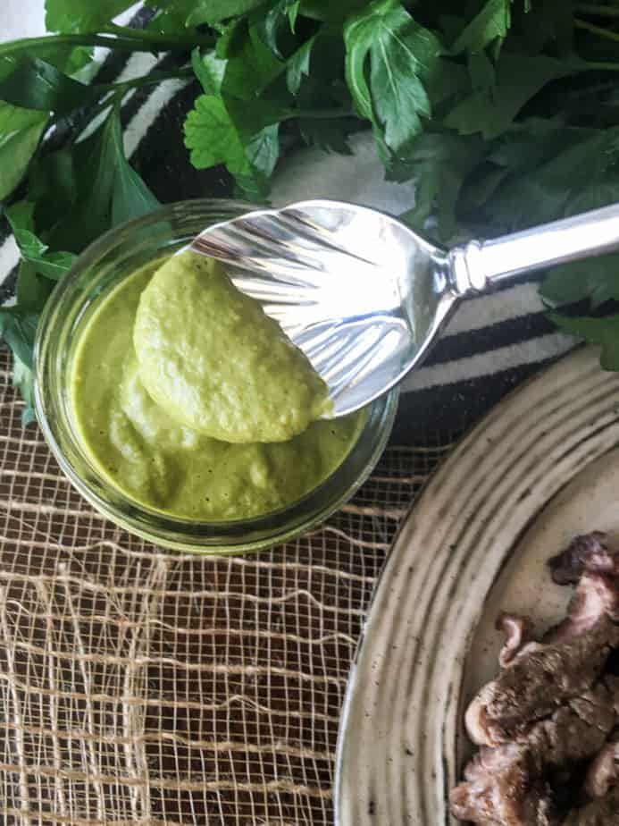 how to make green sauce