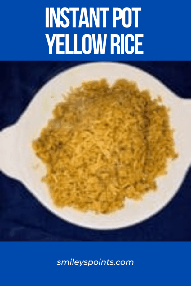 Instant Pot Yellow Rice
