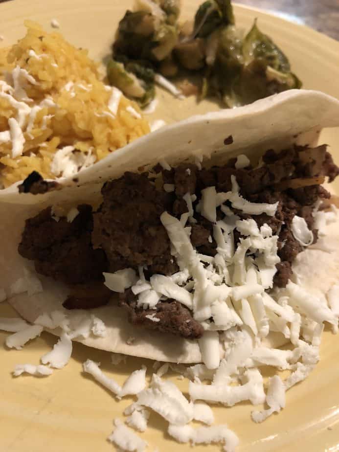 Steak and Onion Tacos