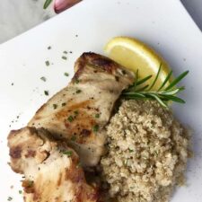 Rosemary Lemon Boneless Chicken Thighs-image