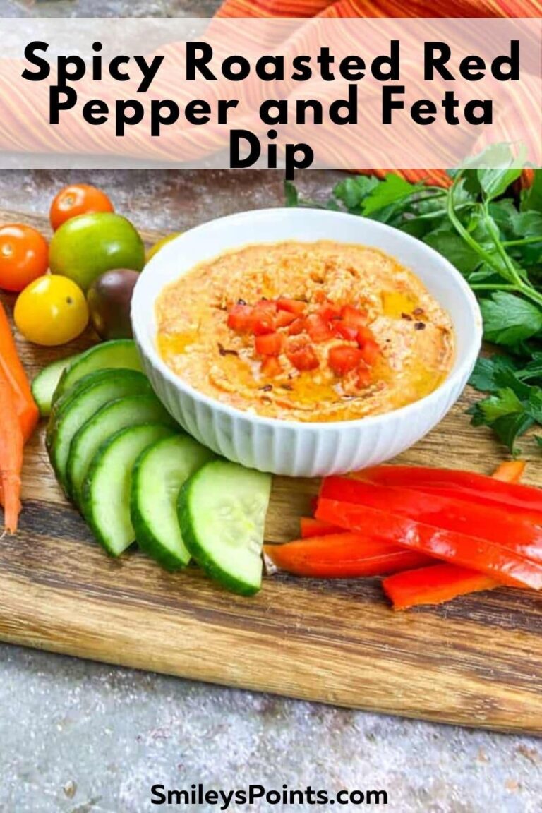 Spicy Roasted Red Pepper and Feta Dip (Htipliti)