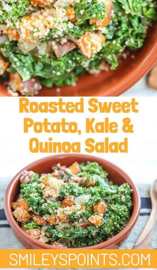 Roasted Sweet Potato, Kale & Quinoa Salad