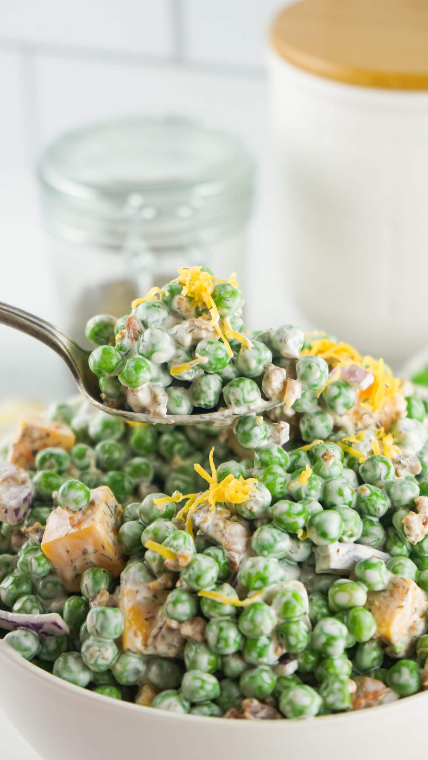 what is in pea salad