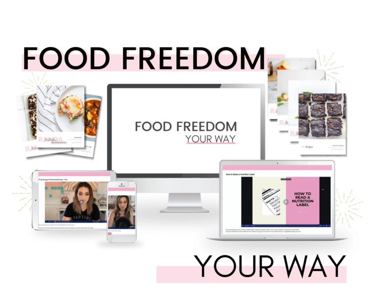 Get Started with Counting Macros with Food Freedom, Your Way