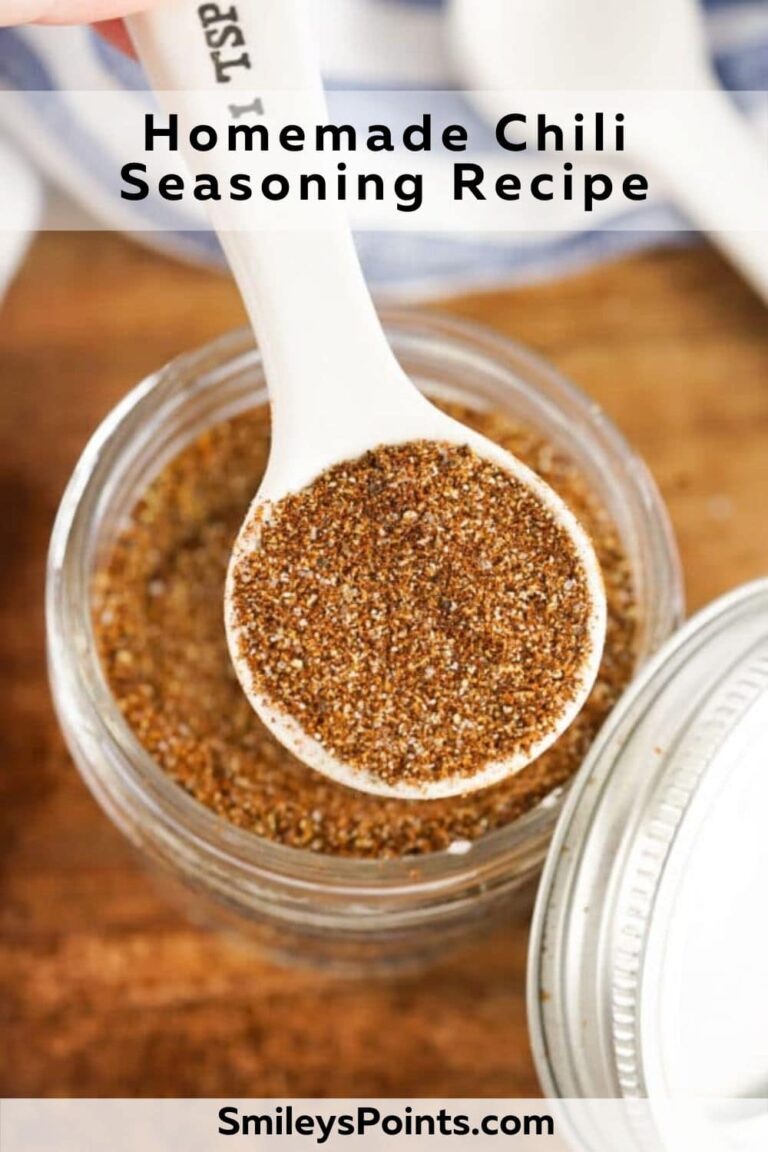 Homemade Chili Seasoning Recipe