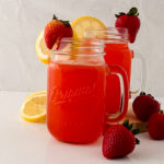 fresh squeezed strawberry lemonade