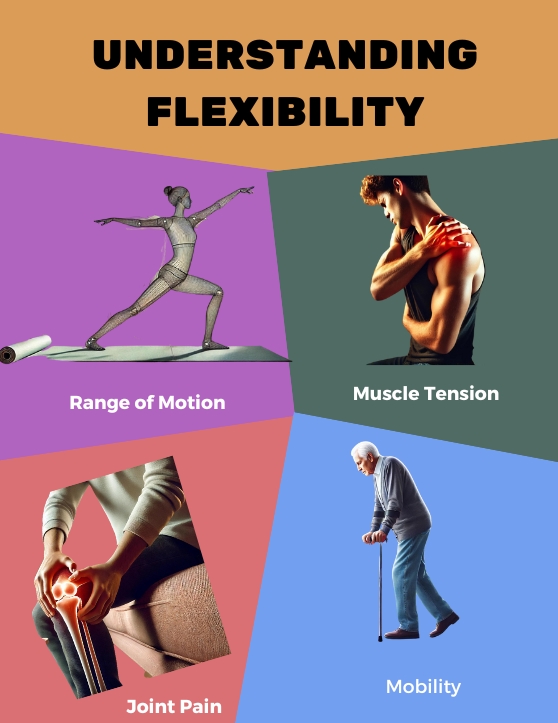 Flexibility, range of motion, muscle tension, joint pain, mobility