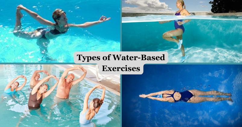 different types of water-based exercises